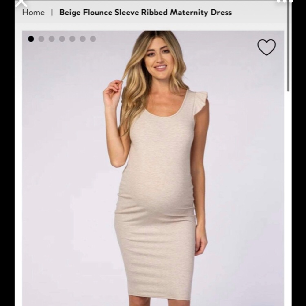 Pink blush Maternity dress